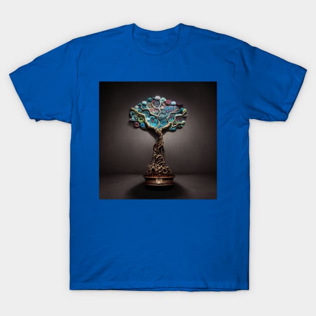 Yggdrasil World Tree of Life T-Shirt by Grassroots Green